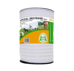 Spezial-Breitband 20mm 200m 4x0,16 Niro weiß