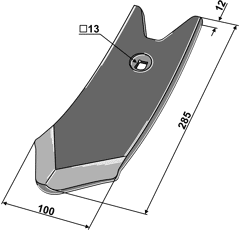 Scharspitze 506014M Köckerling Topmix Nachbau