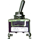 Interrupteur à levier métallique 2 positions tracteur 12 V adaptable