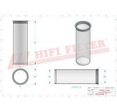 Filtre d'aération pour machine agricole SH 66341