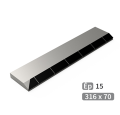 Mise Gauche à souder carbure et rechargement TOUTES MARQUES 316x70 mm adaptable