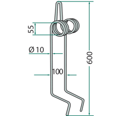 Saatstriegel KVERNELAND AC351034 – Nachbau