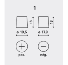 Batterie NUMAX Premium 665 12V - 120Ah - P+ en bas à droite