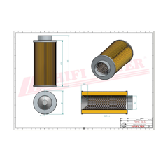 Filtre hydraulique adaptable HIFI FILTER SH63202