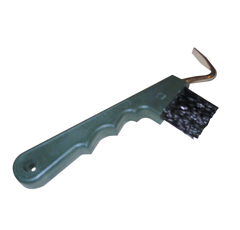 Hufkratzer mit Bürste in verschiedenen Farben