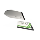 Ensemble soc de rasette + versoir Droit avec plaquettes carbure et rechargement KUHN HUARD 631108 adaptable