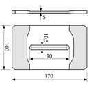 Abstreifer für Packerwalze, Durastar beschichtet 435802 Pöttinger Original