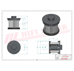 Filtre hydraulique adaptable HIFI FILTER SH62490