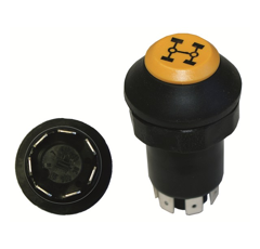 Bouton poussoir pour machine agricole LANDINI - STEYR 133700580102 - 133700580109 - 3552862M91 adaptable