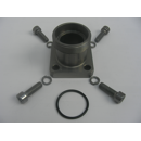 Gerader-Schraubflansch    AG 45x2Lochkreis 55mm, max. Betriebsdruck 100 barO-Ring 32x2.5  GF55CEL35