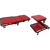 Chariot de visite pliable et convertible en tabouret | KS TOOLS