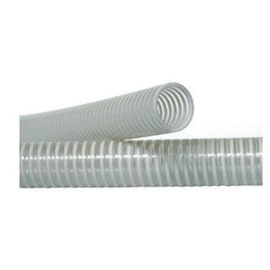 Tuyau Spiral PVC FLEXTUBE GR 76mm - Longueur 10m, Pour Aspiration Et Refoulement, Eau, Eaux Usées, Agriculture