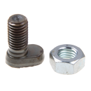 Konusschraube oval mit Bundmutter für Quick Fit  M14x34 12.9 Kverneland Nachbau