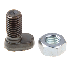 Konusschraube oval mit Bundmutter für Quick Fit  M14x34 12.9 Kverneland Nachbau