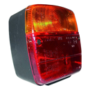 Feu arrière remorque AJBA 105 x 100 mm adaptable