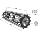 Rohrpackerwalze 1460 mm – Nachbau  