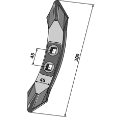 Schwergrubberschar 10115019 BPT