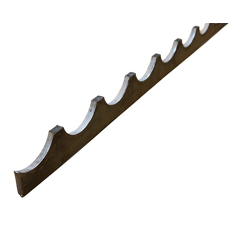 Barra dentada 40 x 2000 mm adaptable - BlackSteel©
