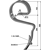 Schnellflußzinken mit Schar - 0012144 | Rau - Nachbau