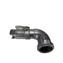 Raccord à crochets en aluminium - coude 90° mâle / femelle