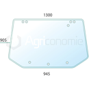 Vitre arrière pour machine agricole FORD 82852200 (7/1994-10/1995) adaptable