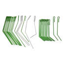 Kit de 34 peignes pour semoir AMAZONE 201937 adaptable - Blacksteel©