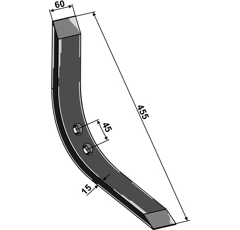 Soc étroit pour cultivateur LEMKEN  adaptable - 3375420