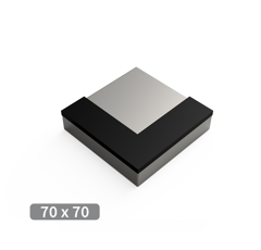 Mise à souder carbure TOUTES MARQUES 70x70 mm adaptable
