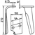 Dent droite pour herse rotative PERUGI 320424 adaptable