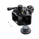 Flanschzugmaul automatisch,Flanschmaß 83x56 mm, Ø 38 mm Schwarz      