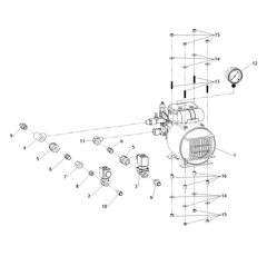 Kit de brumisation 15 buses - 1 L/min - RENSON