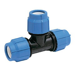 T-Stück PE Rohre, 50mm