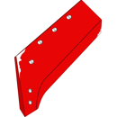 Wechselspitzenschar - 16" - links KK063018M Kverneland by Muzzi Industrie