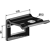 Bride de fixation pour 50 x 50 - 13 mm adapt. - BlackSteel©