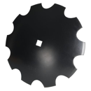 Disque crénelé ∅610x6 pour cover crop GREGOIRE BESSON 851007298 adaptable - Blacksteel©