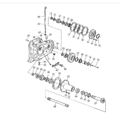 Joint à lèvre d'inverseur pour machine agricole JOHN DEERE AZ49370 adaptable