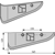Soc gauche pour arracheuse de betteraves HOLMER 1145004051 adaptable