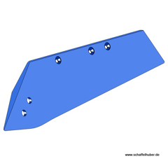 Wechselspitzenschar - links SSP332OSLM Rabe by Muzzi Industrie