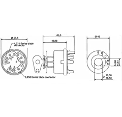 Contacteur démarrage pour MERLO D5NN11N501A adaptable