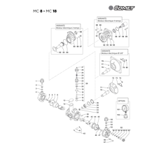 Pompe pulvérisation 10,7L/min + moteur 220V - MC18 | COMET