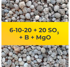 6-10-20 + 20 SO3 + B + 2MgO - Fertilizante Granulado