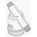 Corps 3/4" pour filtre tronçon 323  ARAG