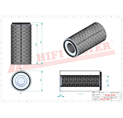 Filtre à air adaptable HIFI FILTER SA14587