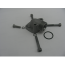 Winkel-Schraubflansch 90°   AG 36x2Lochkreis 55mm, max. Betriebsdruck 250 barO-Ring 32x2.5 ,4-Loch-Flansch  WF55CES25S