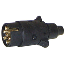 Fiche mâle 7 plots PVC adaptable