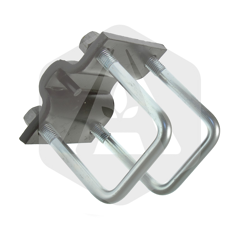 Bride 60 x 166 mm pour dent de cultivateur adaptable