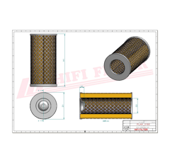 Filtre à air adaptable HIFI FILTER SA17142