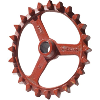 Roue crosskill Ø 350 mm pour rouleau émotteur adaptable
