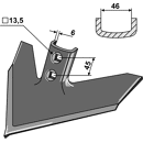 Gänsefußschar 047PWV1200 Case, John Deere Nachbau