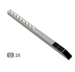 Barre carrelet : 25 x 25 carbure ACTISOL 19200004 adaptable